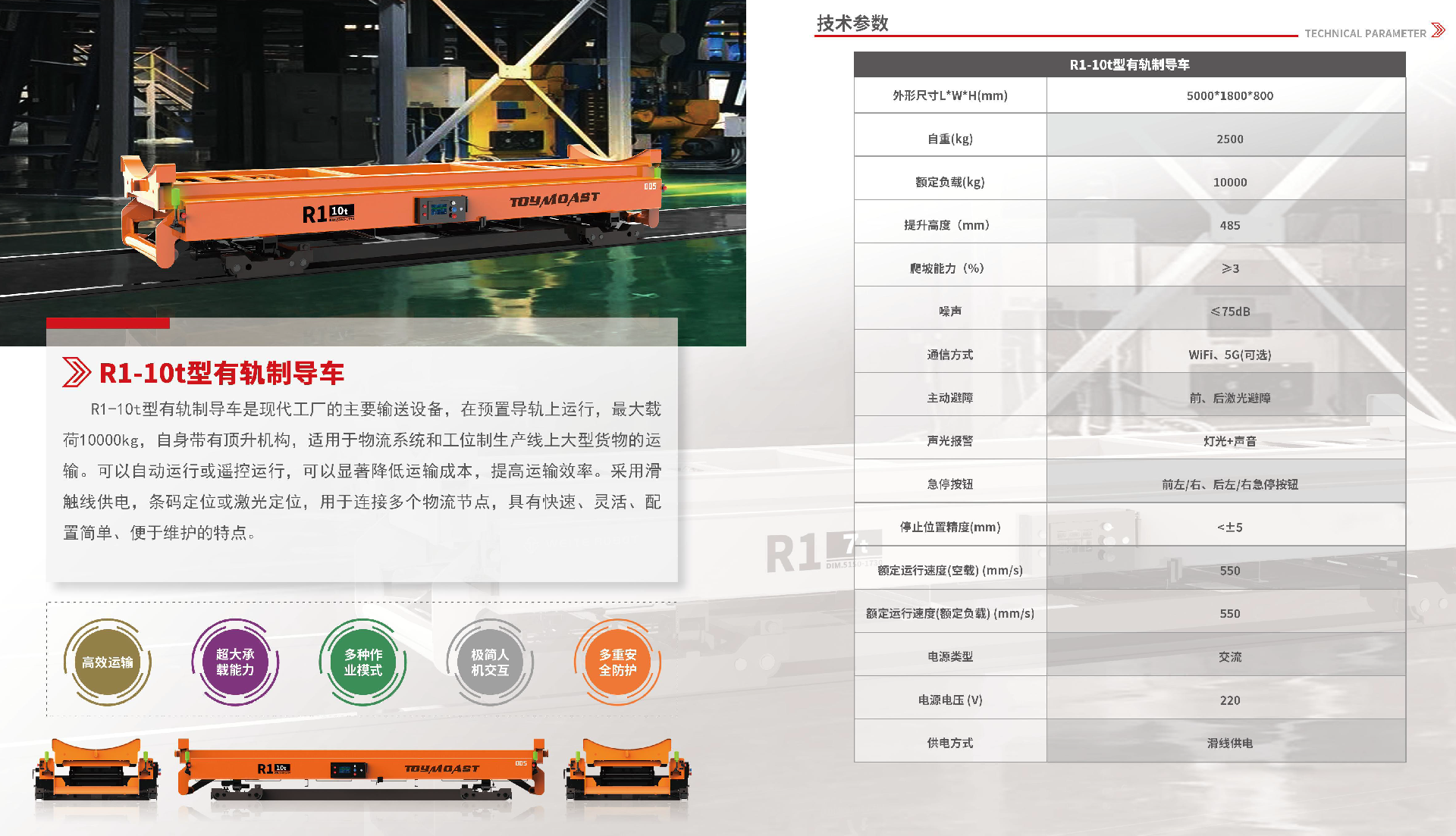 轨道制导车