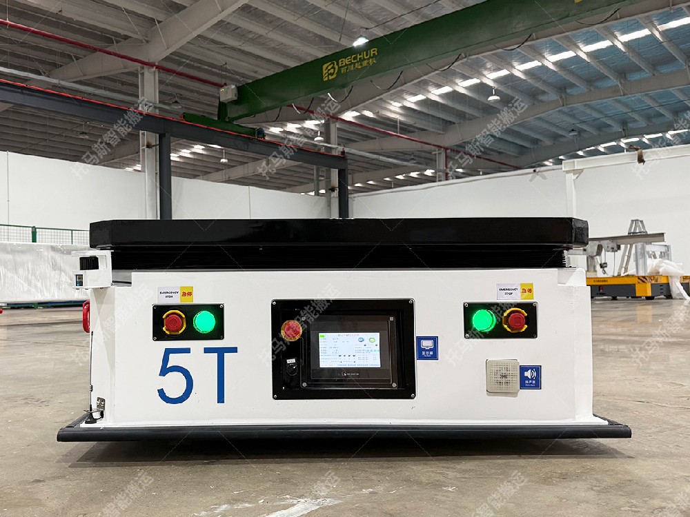 重庆某科技公司5T激光导航重型AGV搬运车案例