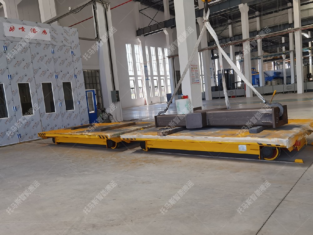 喷漆房专用轨道电动平车