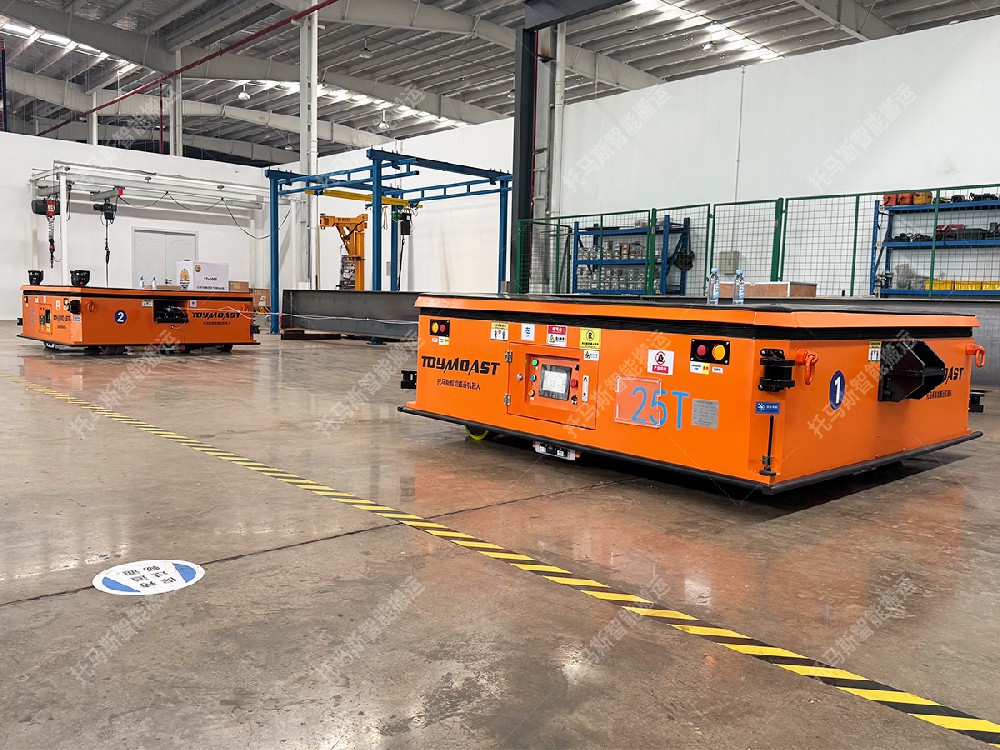 双车联动型激光磁条导航AGV